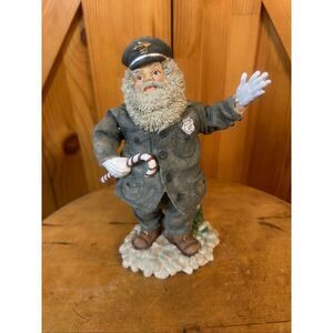 Hamilton Gifts "The Policeman" Professional Santa Figurine Statue  1991 (5743)